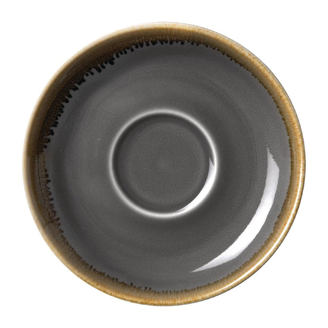 Olympia Kiln Smoke Saucer 160mm (Pack of 6) - HC393  Olympia