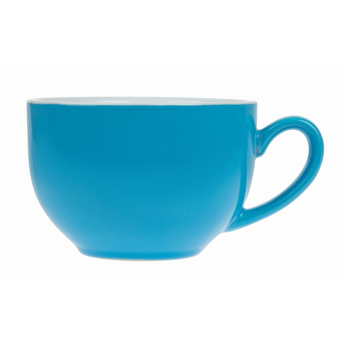 Olympia Cafe Cappuccino Cup Blue - 340ml 11.5fl oz (Box 12) - HC404  Olympia