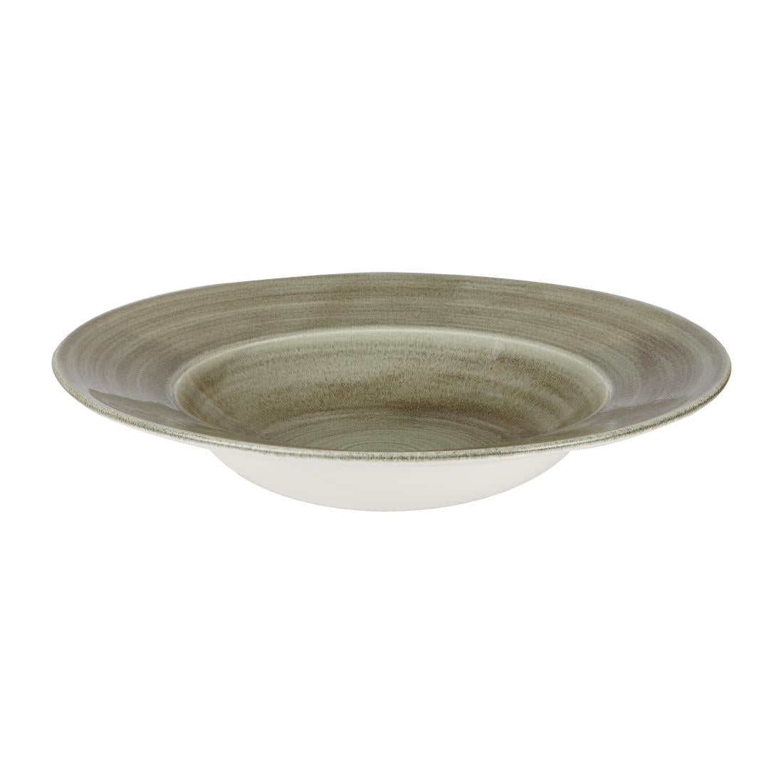 Churchill Stonecast Patina Antique Wide Rim Bowls Green 280mm (Pack of 12) - HC819  Churchill