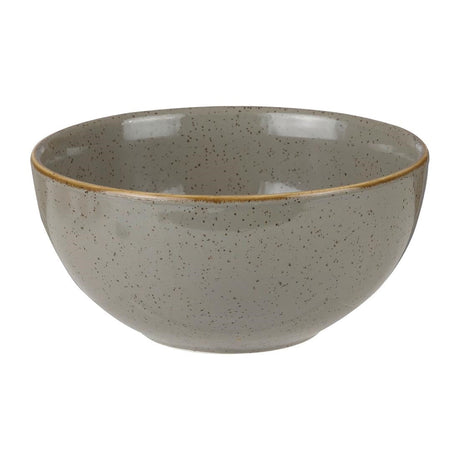 Churchill Stonecast Round Soup Bowls Peppercorn Grey 132mm (Pack of 12) - HC833  Churchill