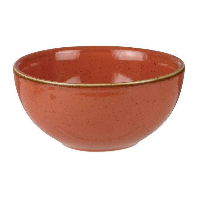 Churchill Stonecast Spiced Orange Soup Bowls 132mm (Pack of 12) - HC836  Churchill