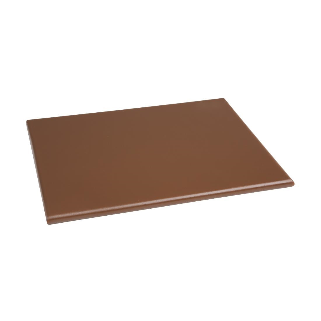 Hygiplas High Density Brown Chopping Board Small 305x229x12mm - HC864  Hygiplas