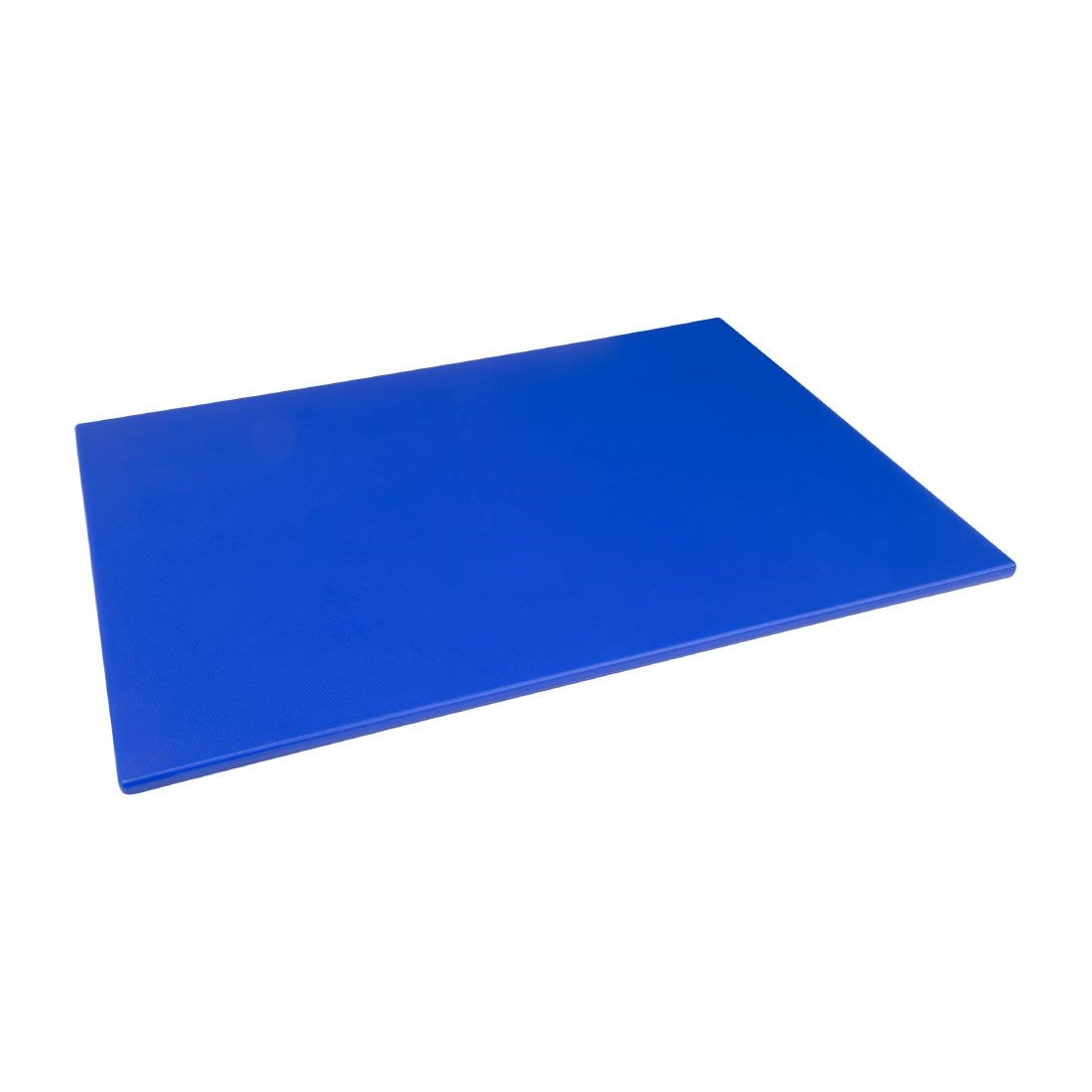 Hygiplas Low Density Blue Chopping Board Large 600x450x10mm - HC871  Hygiplas