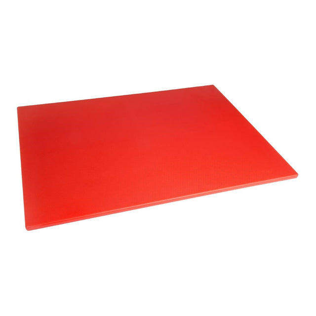 Hygiplas Low Density Red Chopping Board Large 600x450x10mm - HC877  Hygiplas