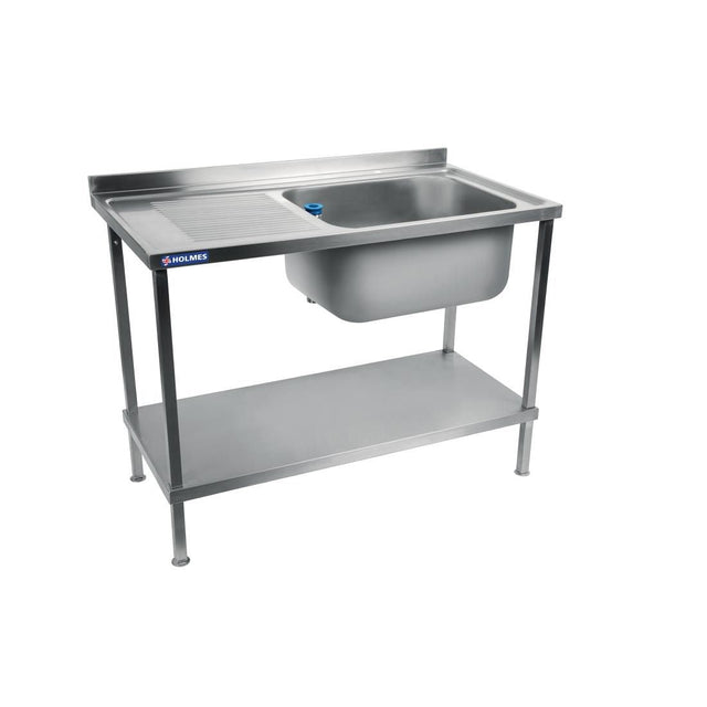 Holmes Fully Assembled Stainless Steel Sink Left Hand Drainer 1000mm - DR060 Single Bowl Sinks Holmes