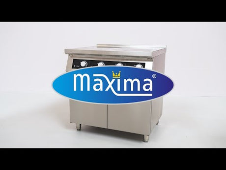 Maxima  Cooker - 4 Burners - Induction - 70cm Deep - with Stand  - 09371011