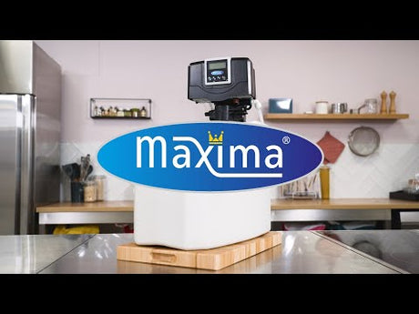 Maxima Automatischer Wasserenthärter – Entkalker – 8 l Harz – Digitalanzeige – 09351105