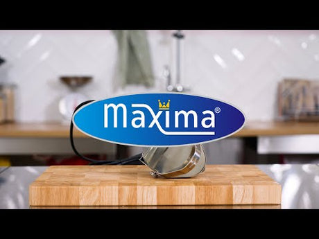 Maxima Kebabmesser - 0–8 mm Dicke - Elektrisch - inkl. Ersatzklinge und Schärfer - 09370175