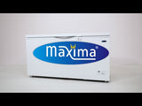 Maxima  Chest Freezer - 435L - on Wheels - incl Hanging Basket  - 09402360