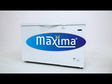 Maxima  Chest Freezer - 345L - on Wheels - incl Hanging Basket  - 09402350