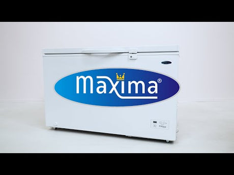 Maxima  Chest Freezer - 345L - on Wheels - incl Hanging Basket  - 09402350