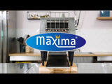 Maxima Toaster-Förderband - 150 Scheiben/h - Einstellbare Geschwindigkeit - Inkl. Krümelschublade - 09300055