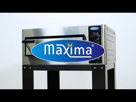 Maxima  Pizza Oven - Fits 4 x Ø25cm Pizzas - 400V  - 09370000