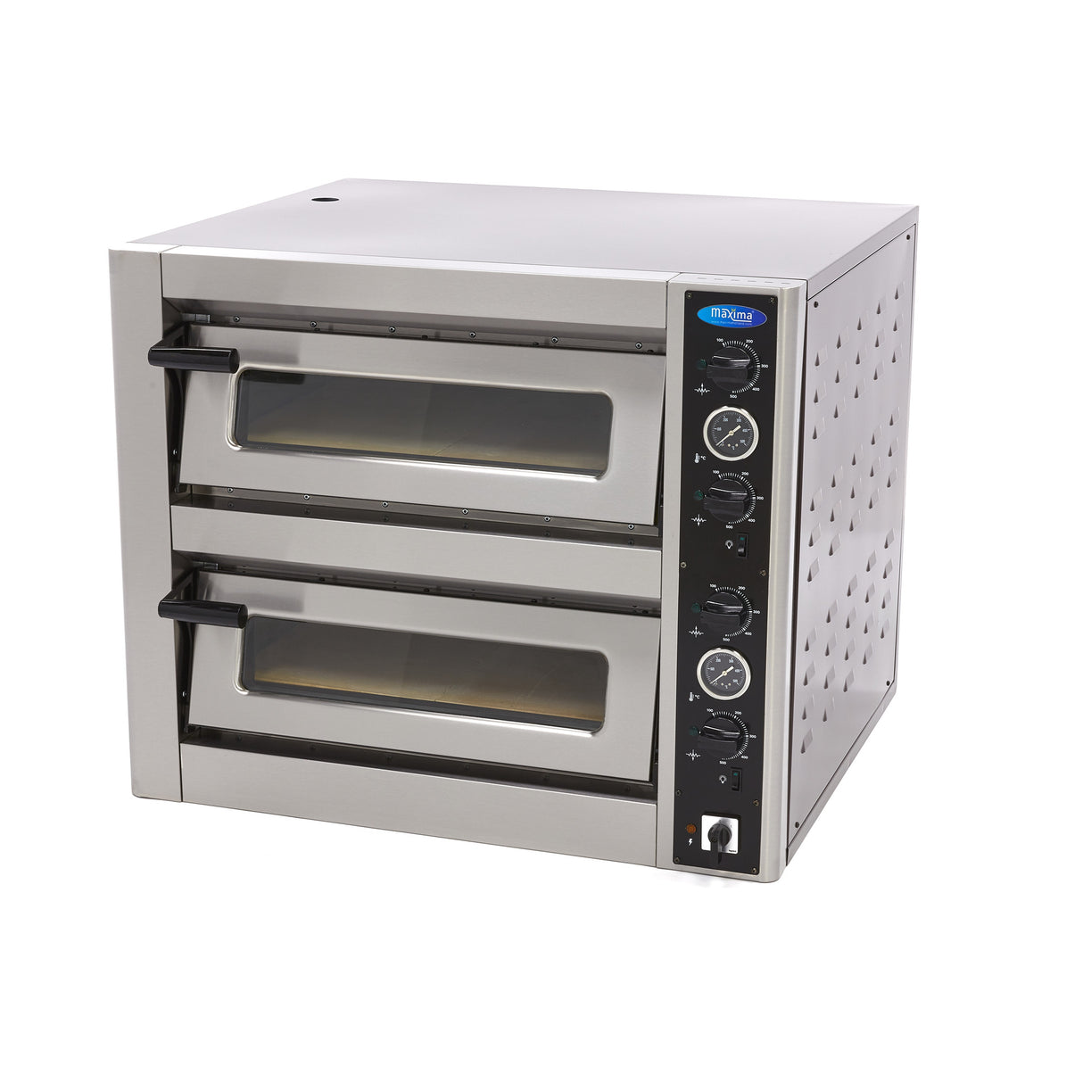 Maxima  Pizza Oven - Fits 4 x Ø30cm Pizzas - Double Deck  - 09370030