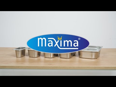 Maxima Gastronorm-Deckel - 1/1 GN - Edelstahl - Luftdichter Verschluss - 09367790