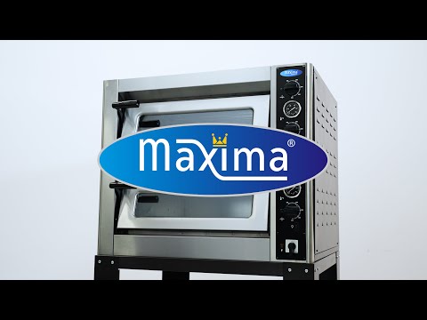 Maxima Pizzaofen - Für 4 x Ø30cm Pizza - Doppeldeck - 09370030