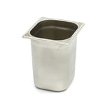 Maxima  Gastronorm Container - 1/6 GN - 20cm Deep - Stainless Steel  - 09367541