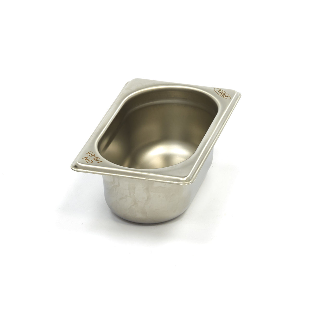 Maxima  Gastronorm Container - 1/9 GN - 6,5cm Deep - Stainless Steel  - 09367547