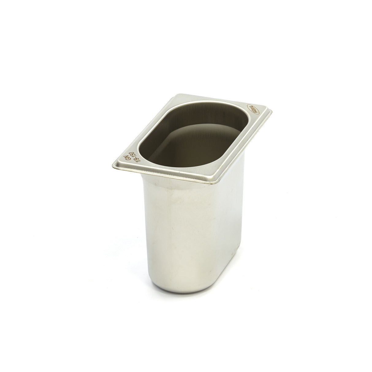 Maxima  Gastronorm Container - 1/9 GN - 15cm Deep - Stainless Steel  - 09367549