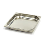 Maxima  Gastronorm Container - 2/3 GN - 4cm Deep - Stainless Steel  - 09367564