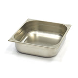 Maxima  Gastronorm Container - 2/3 GN - 10cm Deep - Stainless Steel  - 09367566