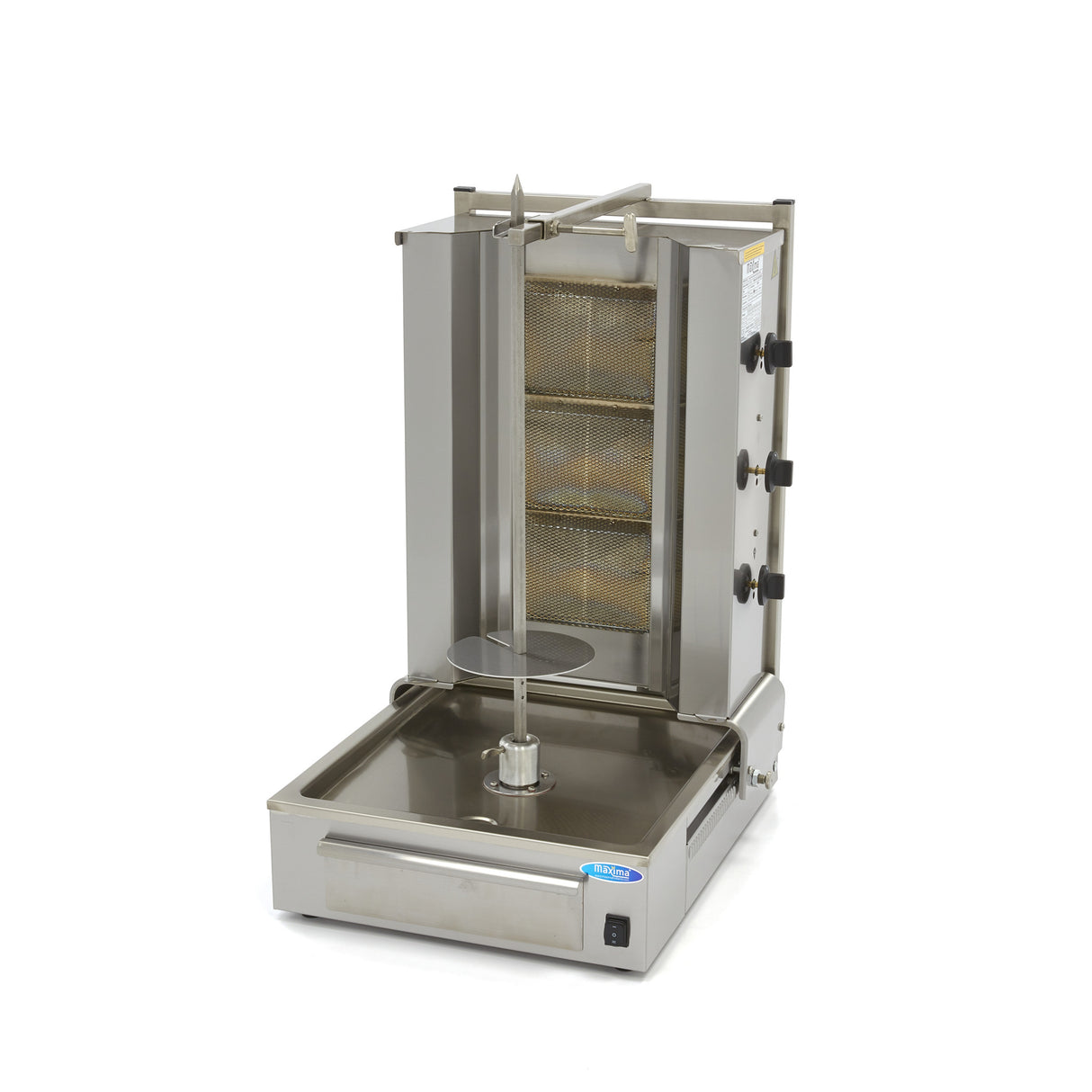 Maxima Kebab-Grill - 3 Brenner - 40 kg Fleisch - Gas - 09370210