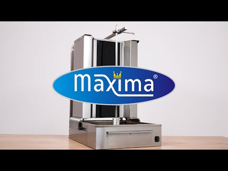 Maxima Kebab-Grill - 2 Brenner - 20 kg Fleisch - Elektrisch - 09370240