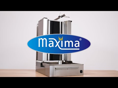 Maxima Kebab-Grill – 3 Brenner – 40 kg Fleisch – Elektrisch – 09370245