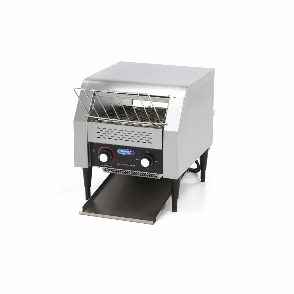 Maxima  Toaster Conveyor - 300 Slices/h - Adjustable Speed - incl Crumb Tray  - 09300056