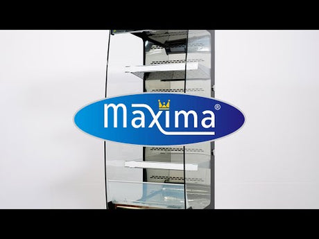 Maxima Kühlschrank-Vitrine – 220 l – 50 x 50 cm – offen – 09400855