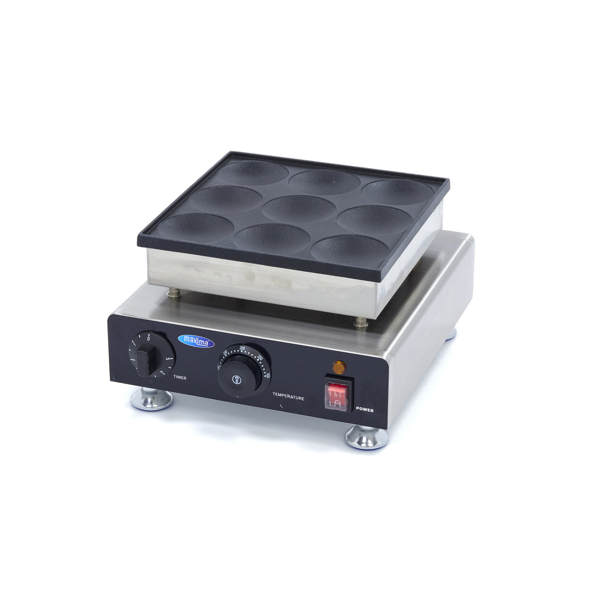 Maxima Pfannkuchenmaker - 9 Pfannkuchen - je Ø8cm - 09374125