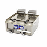 Maxima  Deep Fryer - 2 x 10L - 2 Baskets - with Drain Tap - 400V  - 09391650