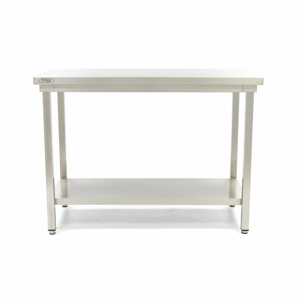 Maxima  Stainless Steel Table - 60 x 70cm - Adjustable Height  - 09364000