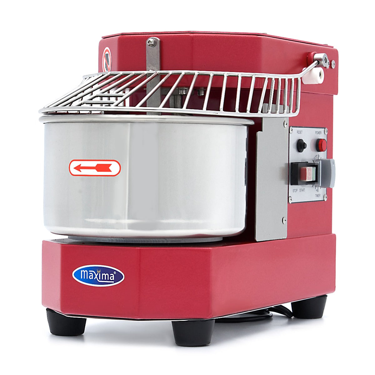 Maxima  Dough Mixer - 8L - 4,5kg Dough - Raspberry Red  - 09361013