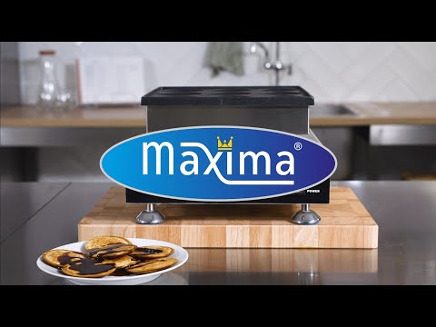 Maxima  Pancake Maker - 9 Pancakes - Ø8cm Each  - 09374125