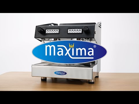 Maxima Espressomaschine - 2 Kolben - Kompakt - 360 Tassen pro Stunde - 09100001