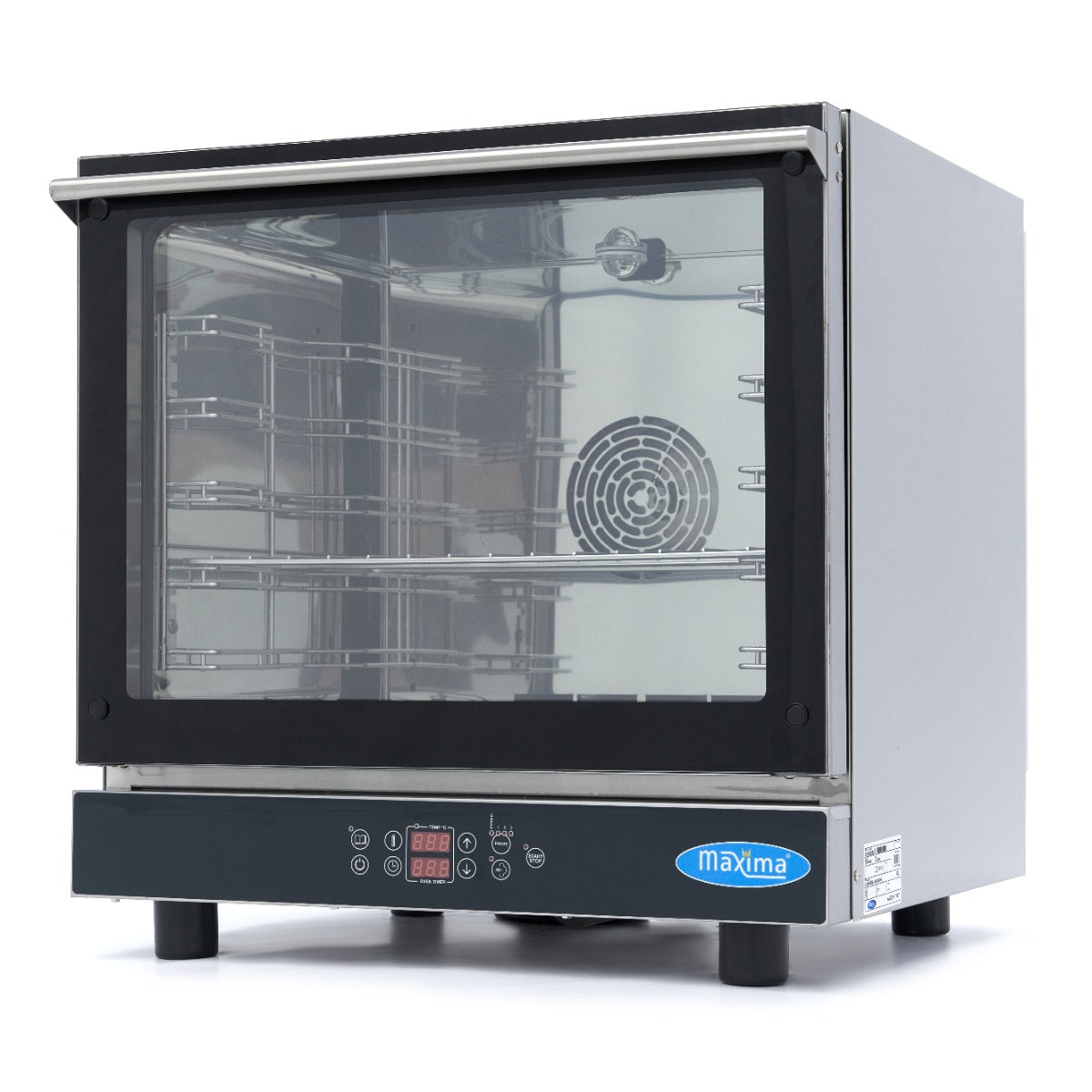 Maxima Combi Stoomoven - Geschikt voor 5 Bakplaten (1/1 GN / 60 x 40cm) - Digitaal Display - 400V - 08500204