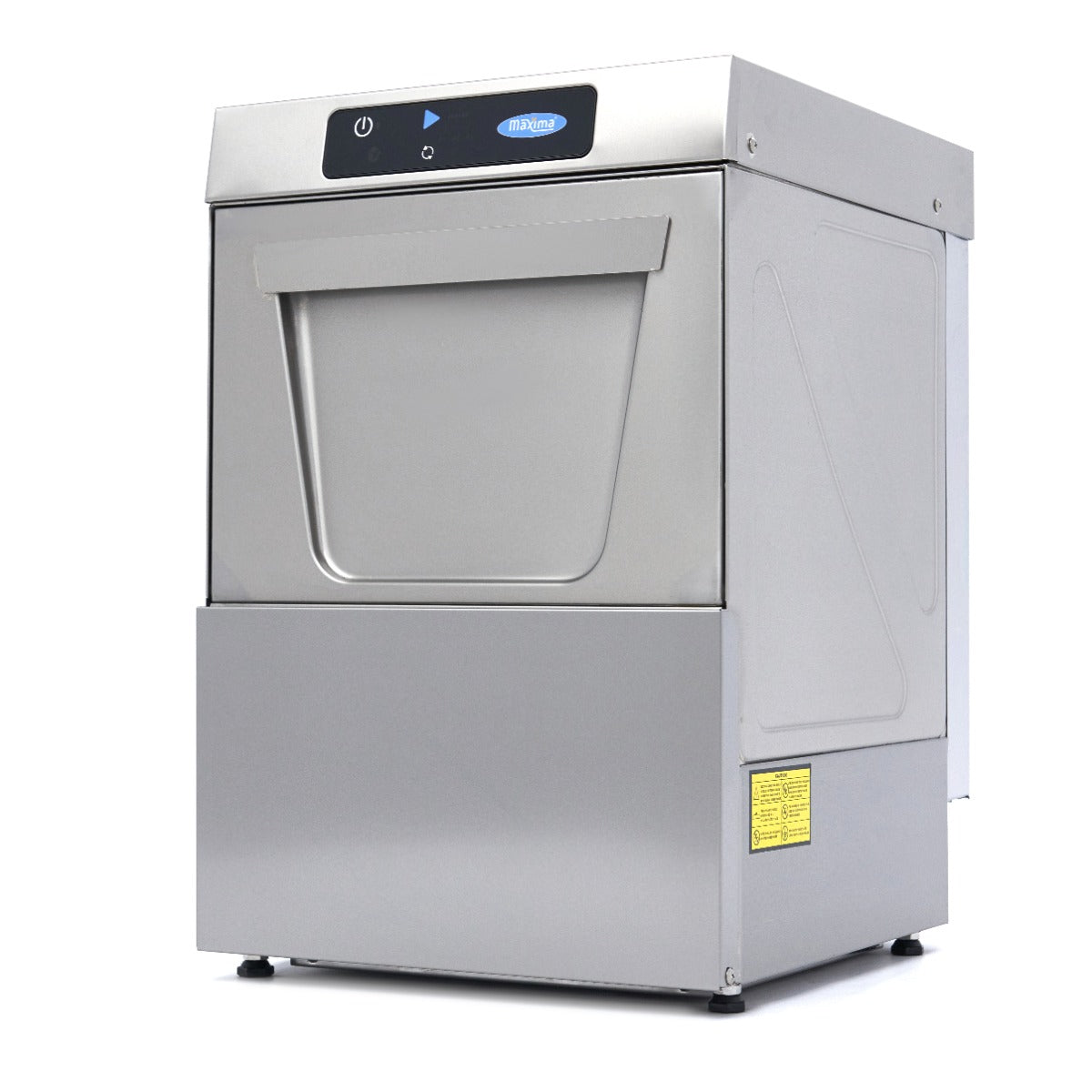 Maxima  Glass Washer - 35 x 35cm - with Rinse Aid Pump - Digital Display - 230V  - 09211000