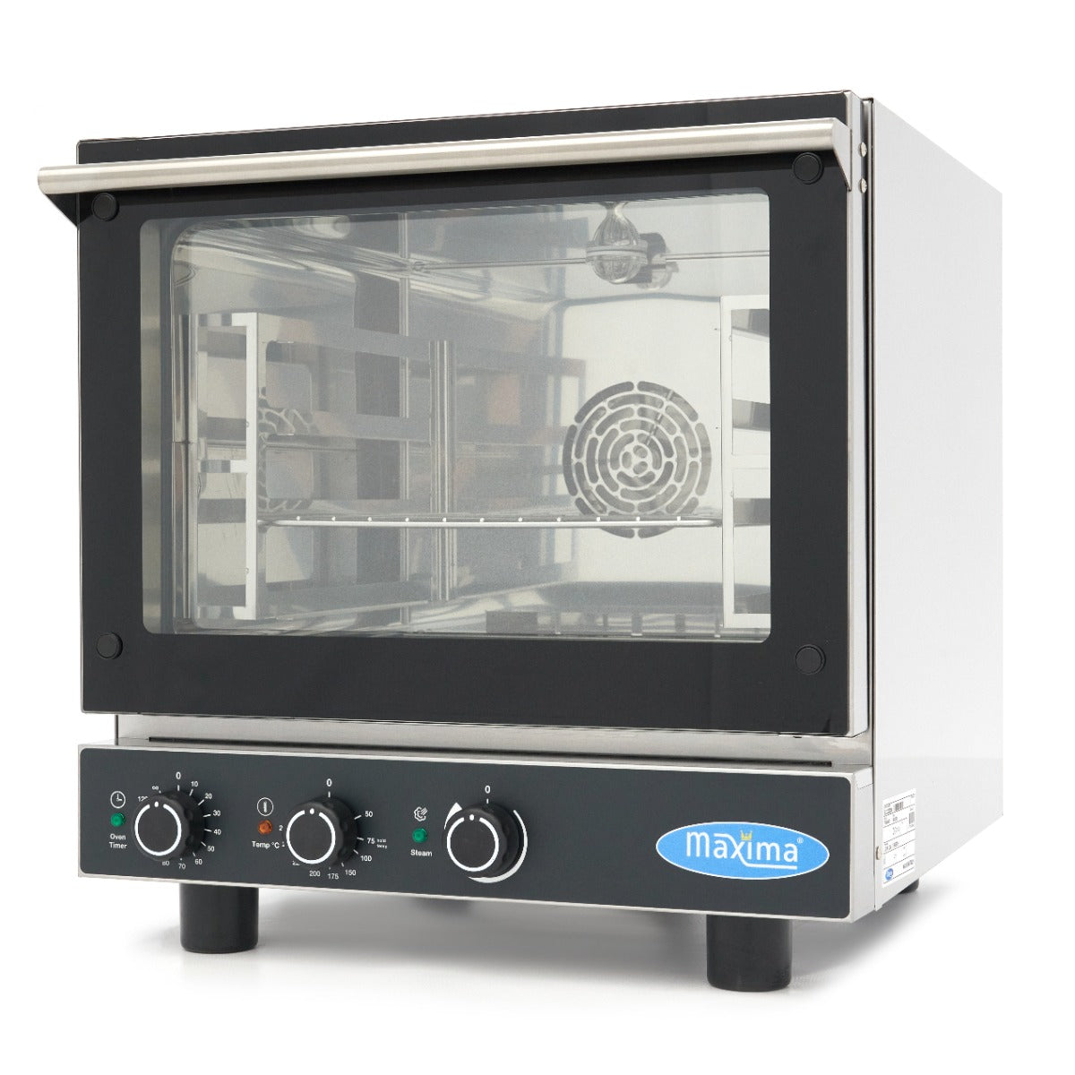 Maxima  Combi Steam Oven - Fits 4 x 2/3 GN Trays - Analogue  - 08500200