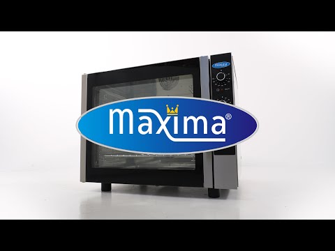 Maxima Combi Stoomoven - Geschikt voor 6 Bakplaten (1/1 GN / 60 x 40 cm) - Analoog - 400V - 08500206