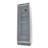 Maxima  Fridge - 400L - Stainless Steel - with Glass Door  - 09405022