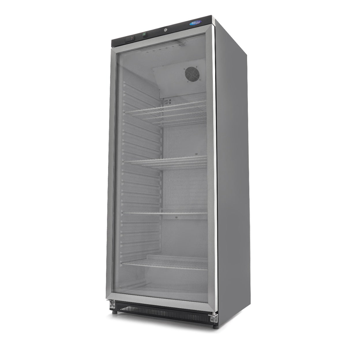 Maxima  Fridge - 600L - Black - with Glass Door  - 09405032