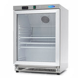 Maxima  Fridge - 200L - Stainless Steel - with Glass Door  - 09405010