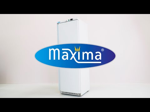 Maxima  Fridge - 400L - 4 Adjustable Shelves - White  - 09400140