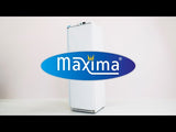 Maxima  Fridge - 400L - 4 Adjustable Shelves - White  - 09400140