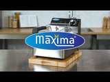 Maxima Fritteuse - 4 l - 1 Korb - bis zu 0,8 kg Pommes - 09365211