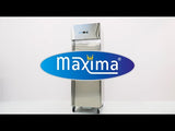 Maxima Vriezer - 400L - 3 Verstelbare Planken (1/1 GN) - op Wielen - incl Planken - 09400135