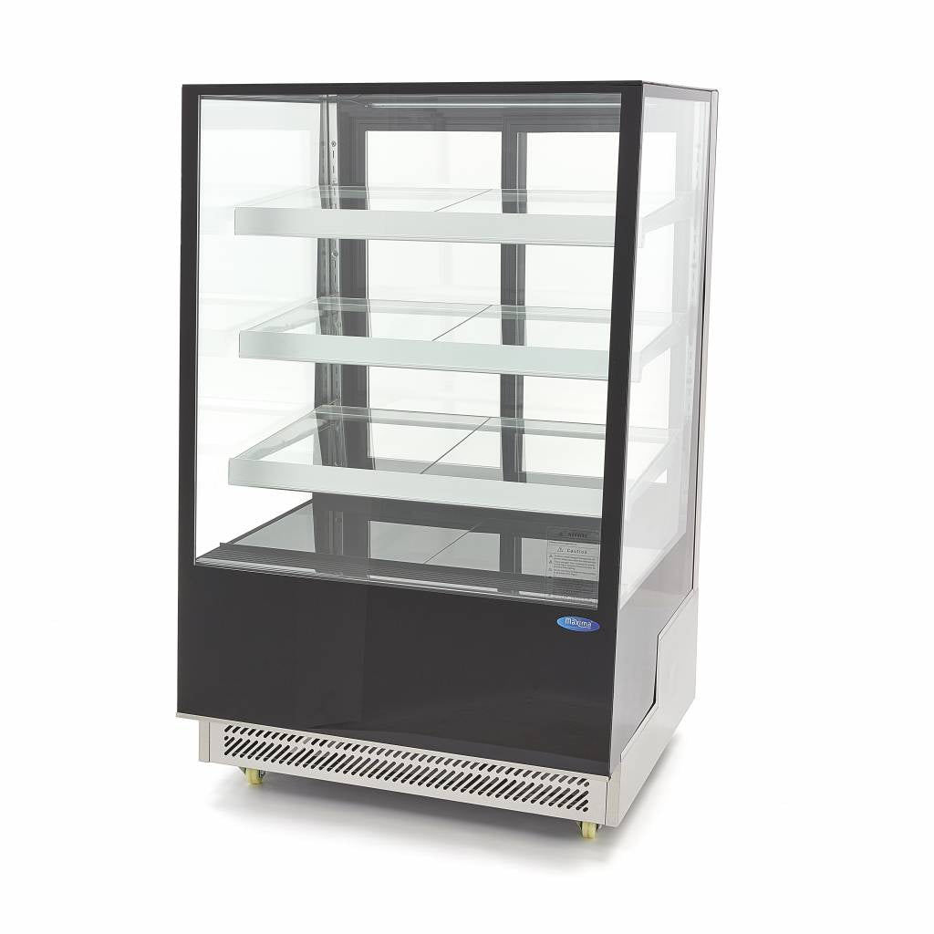 Maxima Kühlschrank-Vitrine – 400 l – 90 cm – auf Rädern – 09400842