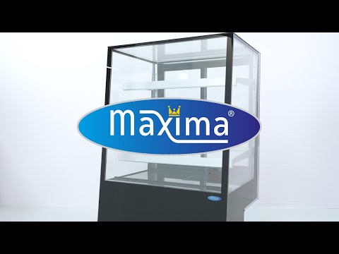 Maxima Kühlschrank-Vitrine – 400 l – 90 cm – auf Rädern – 09400842