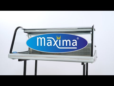 Maxima Displaykoelkast - 255L - 125cm - met standaard - 09400821